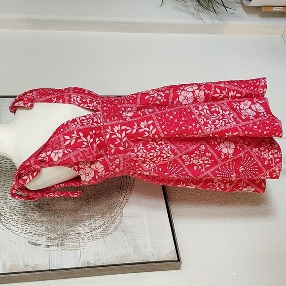 New House of Harlow Red Summer Dress Size M - Picture 4 of 10